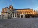 la cathédrale au soleil couchant