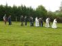 La procession en route vers la chapelle