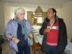 l‘appéritif : Jean et Claire Emmanuelle venue nous rendre visite