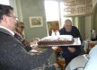 Arrivée d‘un beau gâteau surprise confiectionné par Bénédicte et Albert