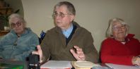 Jean-Louis durant son enseignement sur Benoît de Canfield